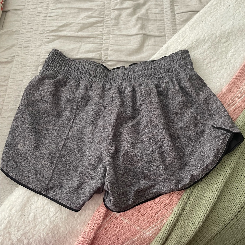 Size 8, 4” inseam, reversible Lululemon shorts